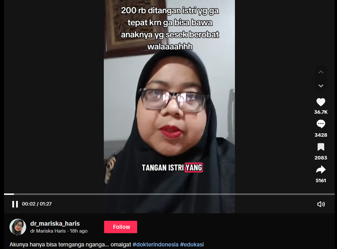 Dokter Mariska ungkap dampak tren uang rp10 ribu di tangan istri yang tepat